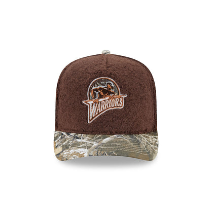 Just Caps Hardwood Classics Realtree Camo Golden State Warriors 59FIFTY A-Frame Fitted Hat