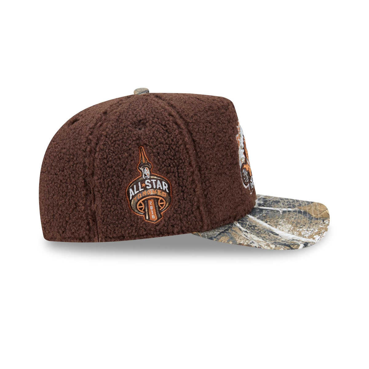 Just Caps Hardwood Classics Realtree Camo Toronto Raptors 59FIFTY A-Frame Fitted Hat
