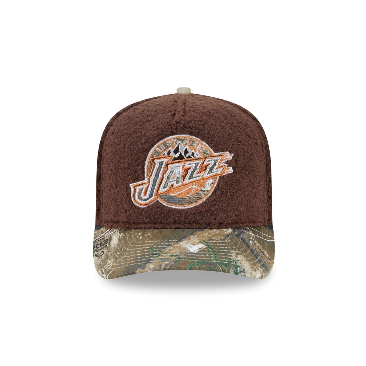 Just Caps Hardwood Classics Realtree Camo Utah Jazz 59FIFTY A-Frame Fitted Hat