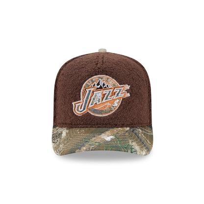 Just Caps Hardwood Classics Realtree Camo Utah Jazz 59FIFTY A-Frame Fitted Hat