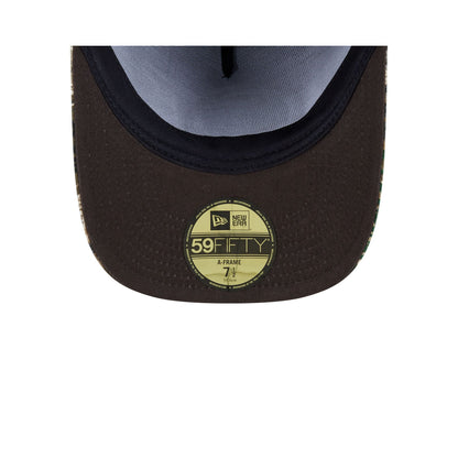Just Caps Hardwood Classics Realtree Camo Houston Rockets 59FIFTY A-Frame Fitted Hat