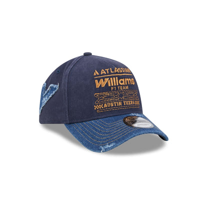 Atlassian Williams F1 Team Distressed Denim 9FORTY A-Frame Snapback Hat