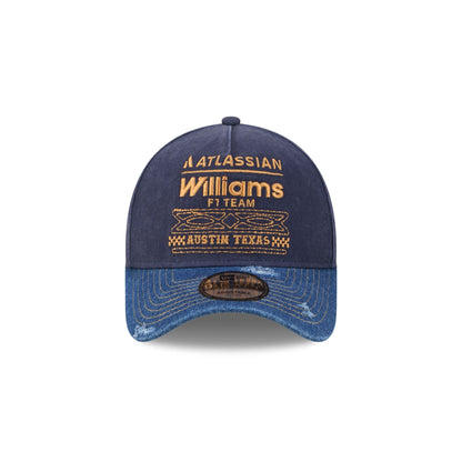 Atlassian Williams F1 Team Distressed Denim 9FORTY A-Frame Snapback Hat