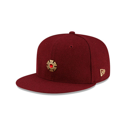 New Era Cap x J Balvin x Ryan Castro Red Wool 59FIFTY Fitted Hat