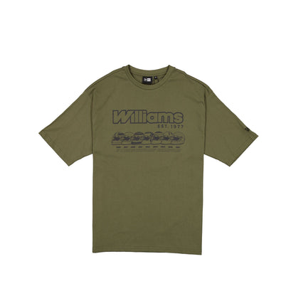 Atlassian Williams F1 Team Helmet Graphic Oversized T-Shirt