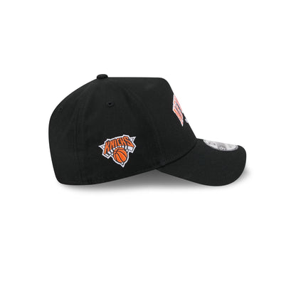 New York or Nowhere x New York Knicks Wordmark Black 9FORTY A-Frame Snapback Hat