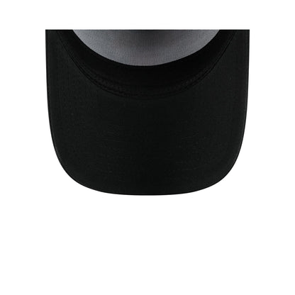 New York or Nowhere x New York Knicks Logo Black 9FORTY A-Frame Snapback Hat