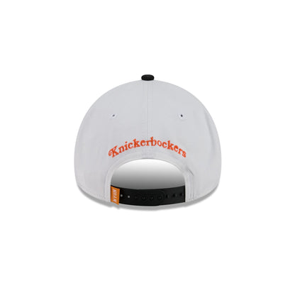 New York or Nowhere x New York Knicks Print White Two Tone 9FORTY A-Frame Snapback Hat
