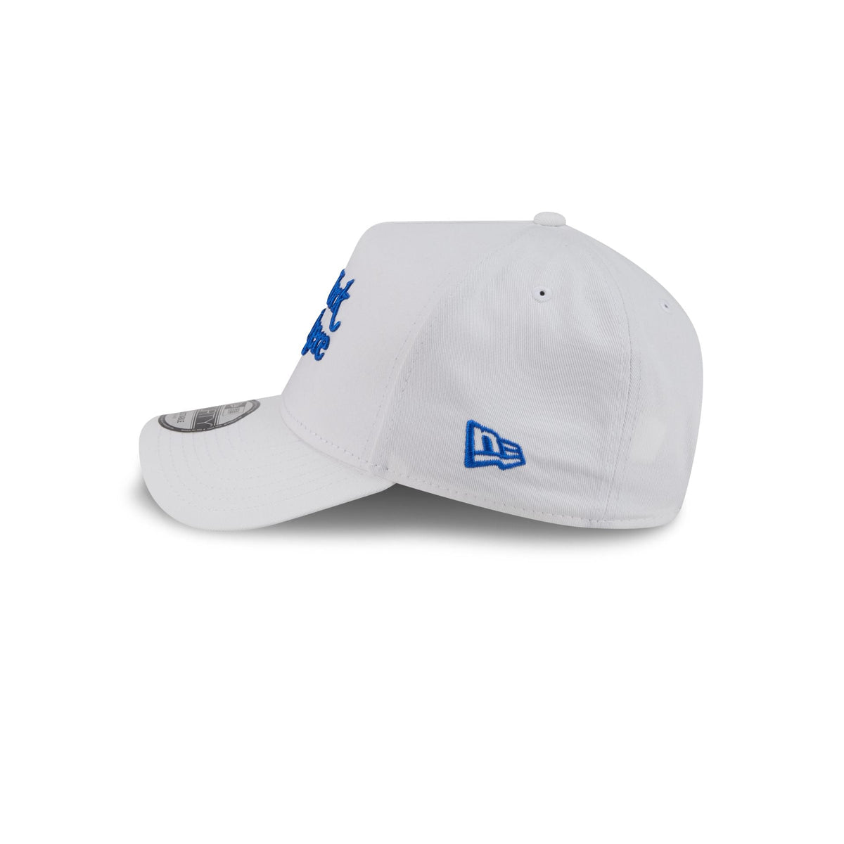 New York or Nowhere x New York Knicks Script White 9FORTY A-Frame Snapback Hat