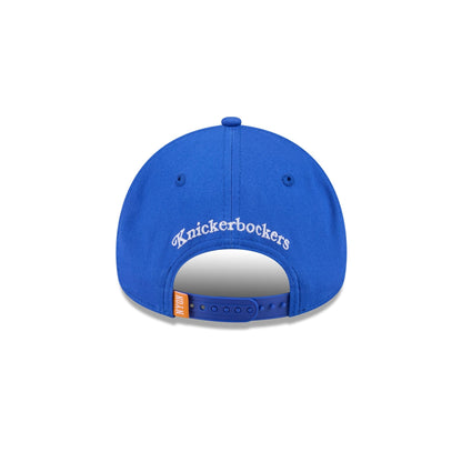 New York or Nowhere x New York Knicks Script Blue 9FORTY A-Frame Snapback Hat