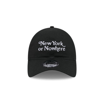 New York or Nowhere x New York Knicks Script Black 9TWENTY Adjustable Hat