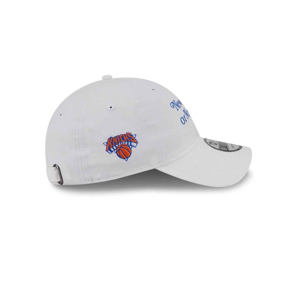 New York or Nowhere x New York Knicks Script White 9TWENTY Adjustable Hat