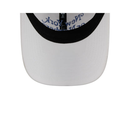 New York or Nowhere x New York Knicks Script White 9TWENTY Adjustable Hat
