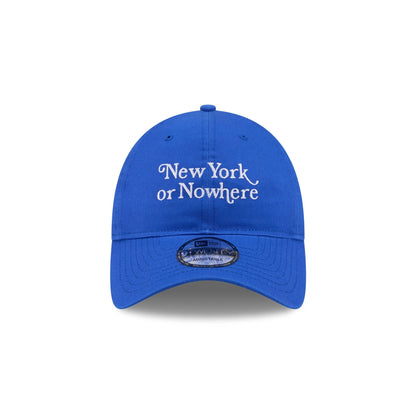 New York or Nowhere x New York Knicks Script Blue 9TWENTY Adjustable Hat