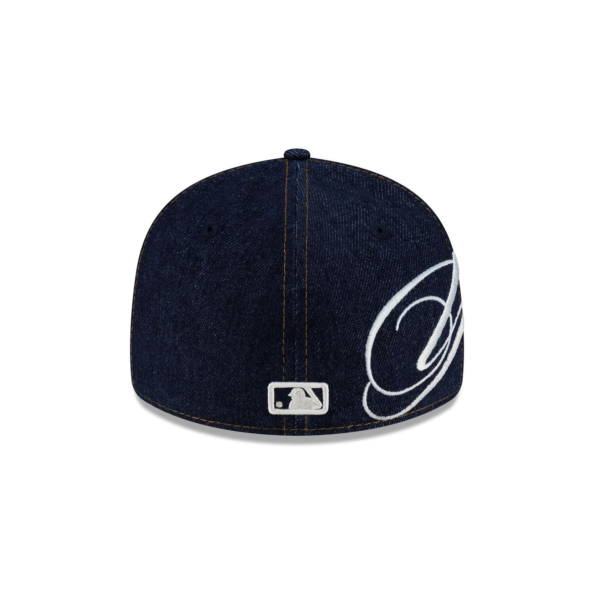 New York Yankees Denim Script Low Profile 59FIFTY Fitted Hat