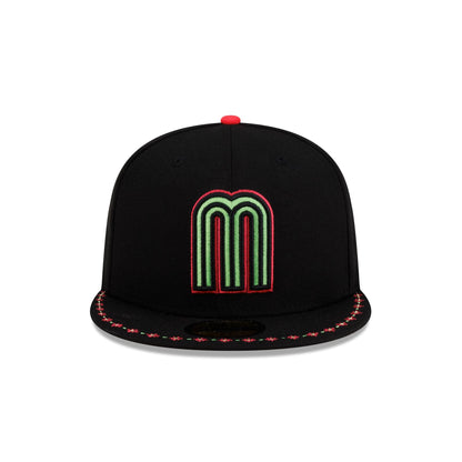 Mexico Baseball Flower 59FIFTY Fitted Hat