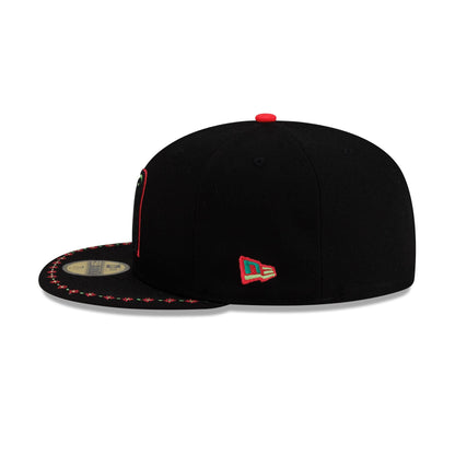 Mexico Baseball Flower 59FIFTY Fitted Hat