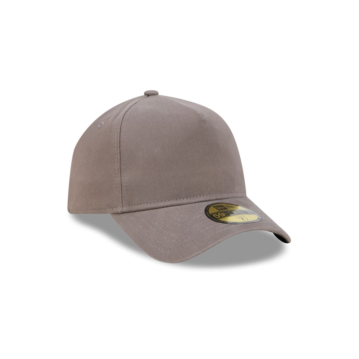 New Era Cap Cotton Twill Gray 59FORTY A-Frame Fitted Hat