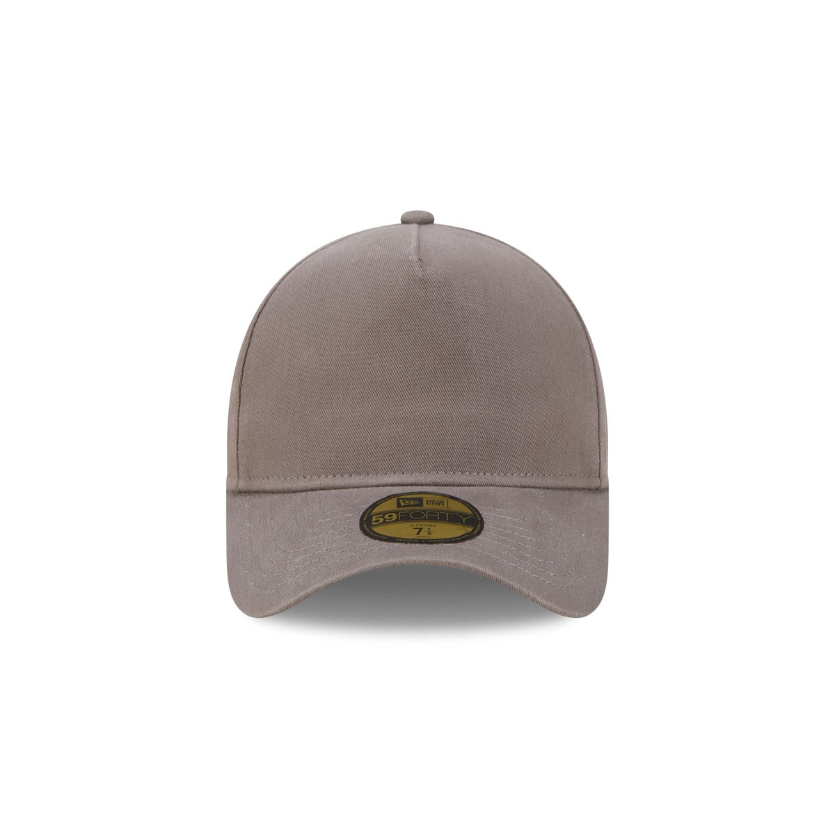 New Era Cap Cotton Twill Gray 59FORTY A-Frame Fitted Hat