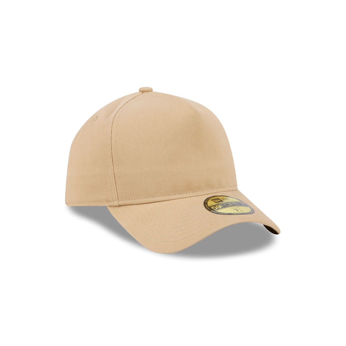 New Era Cap Cotton Twill Tan 59FORTY A-Frame Fitted Hat