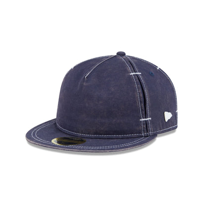 New Era Cap Denim Wash Retro Crown 59FIFTY Fitted Hat