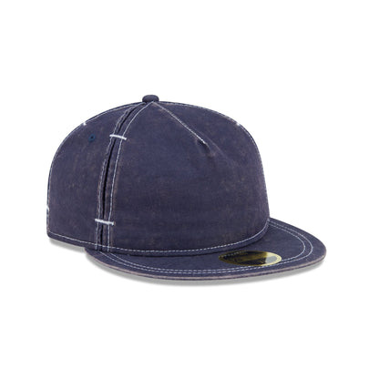 New Era Cap Denim Wash Retro Crown 59FIFTY Fitted Hat