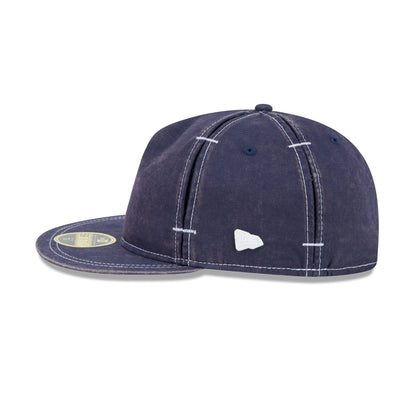 New Era Cap Denim Wash Retro Crown 59FIFTY Fitted Hat