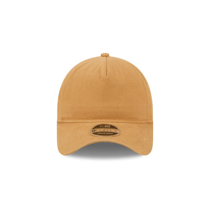 New Era Cap Orange Khaki Soft Wash 9FORTY A-Frame Unstructured Adjustable Hat