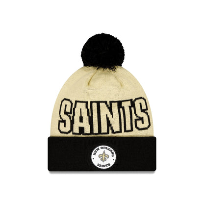 New Orleans Saints 2026 International Games Pom Knit Hat