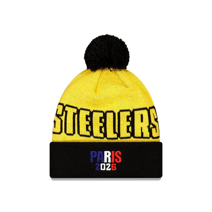 Pittsburgh Steelers 2026 International Games Pom Knit Hat