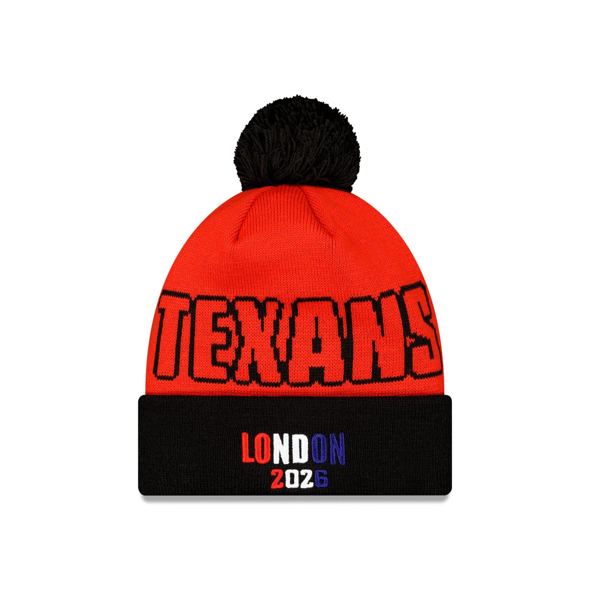 Houston Texans 2026 International Games Pom Knit Hat