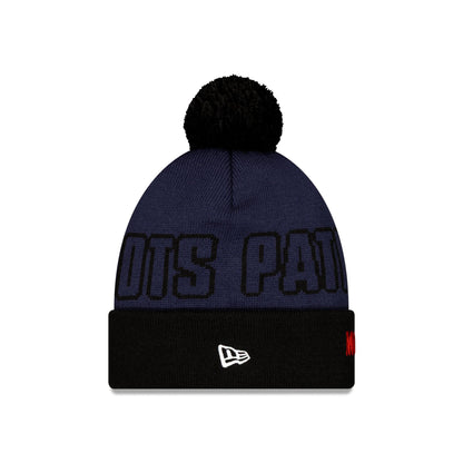 New England Patriots 2026 International Games Pom Knit Hat