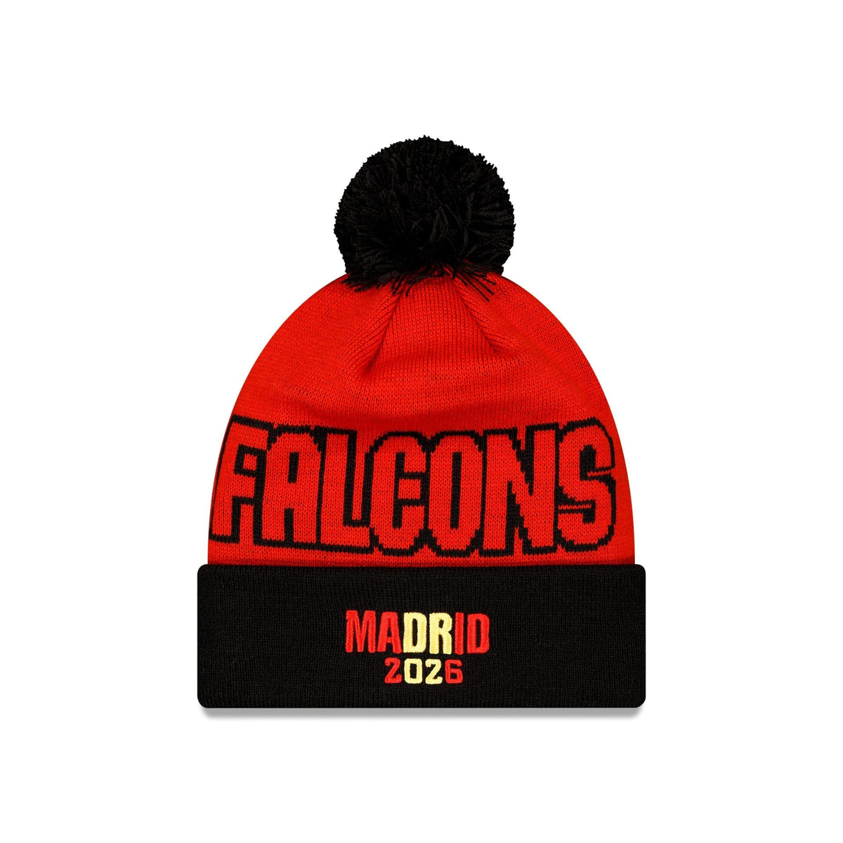 Atlanta Falcons 2026 International Games Pom Knit Hat
