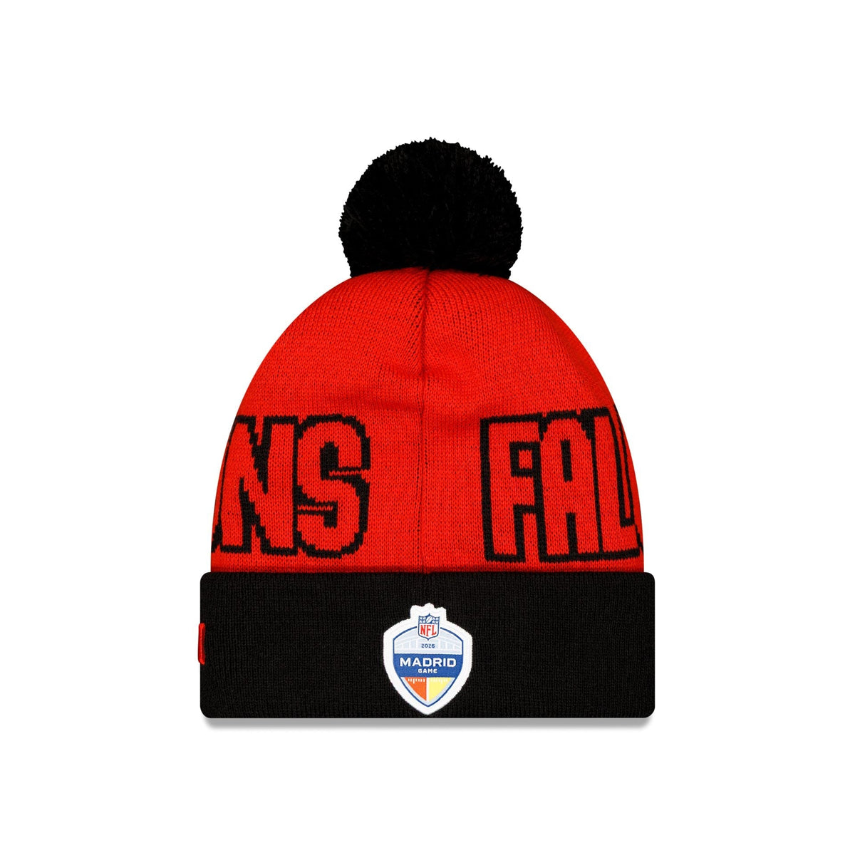 Atlanta Falcons 2026 International Games Pom Knit Hat