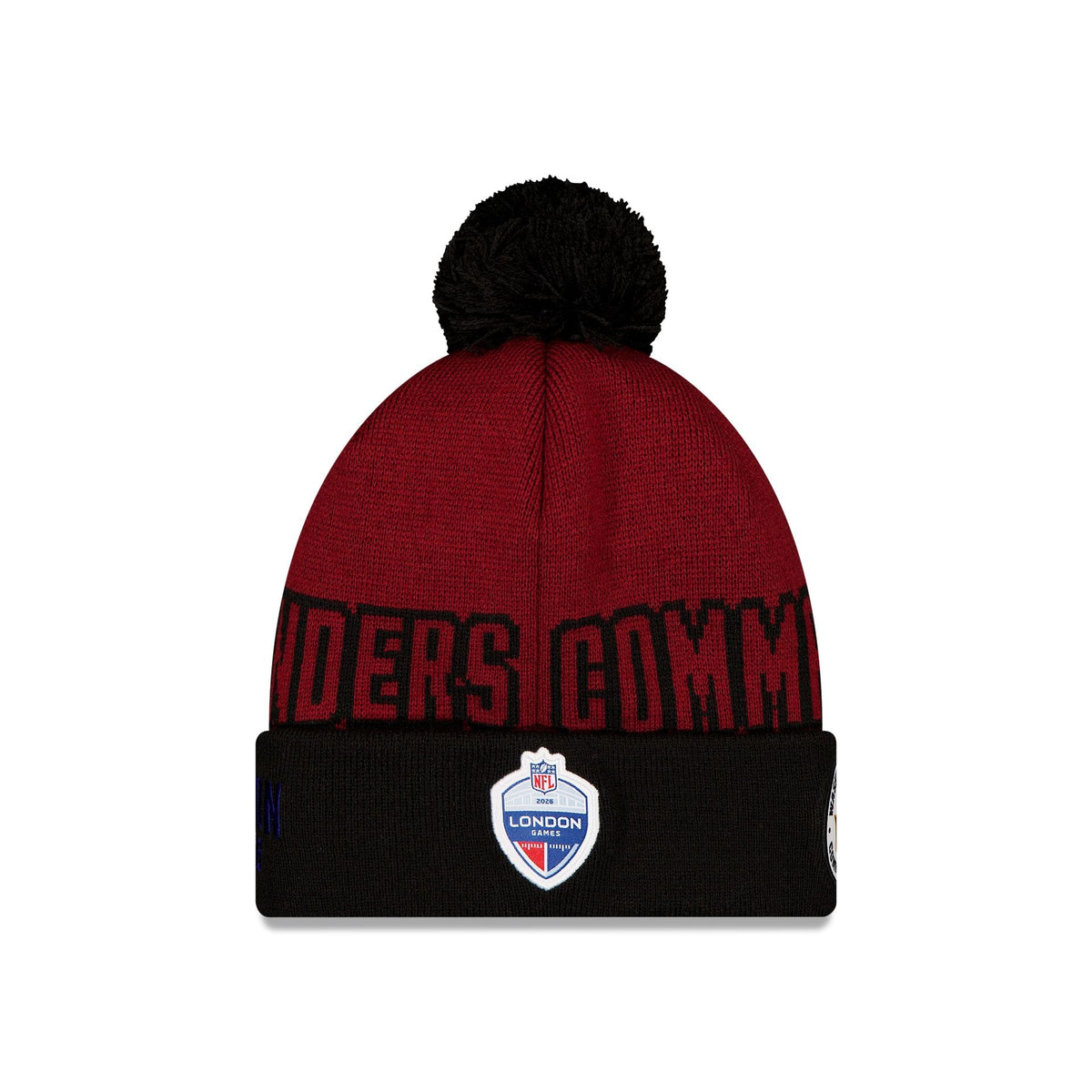 Washington Commanders 2026 International Games Pom Knit Hat