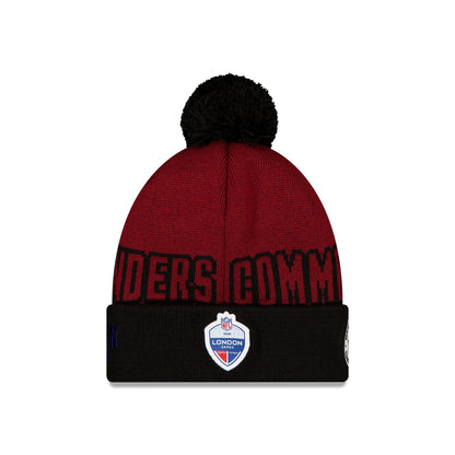 Washington Commanders 2026 International Games Pom Knit Hat