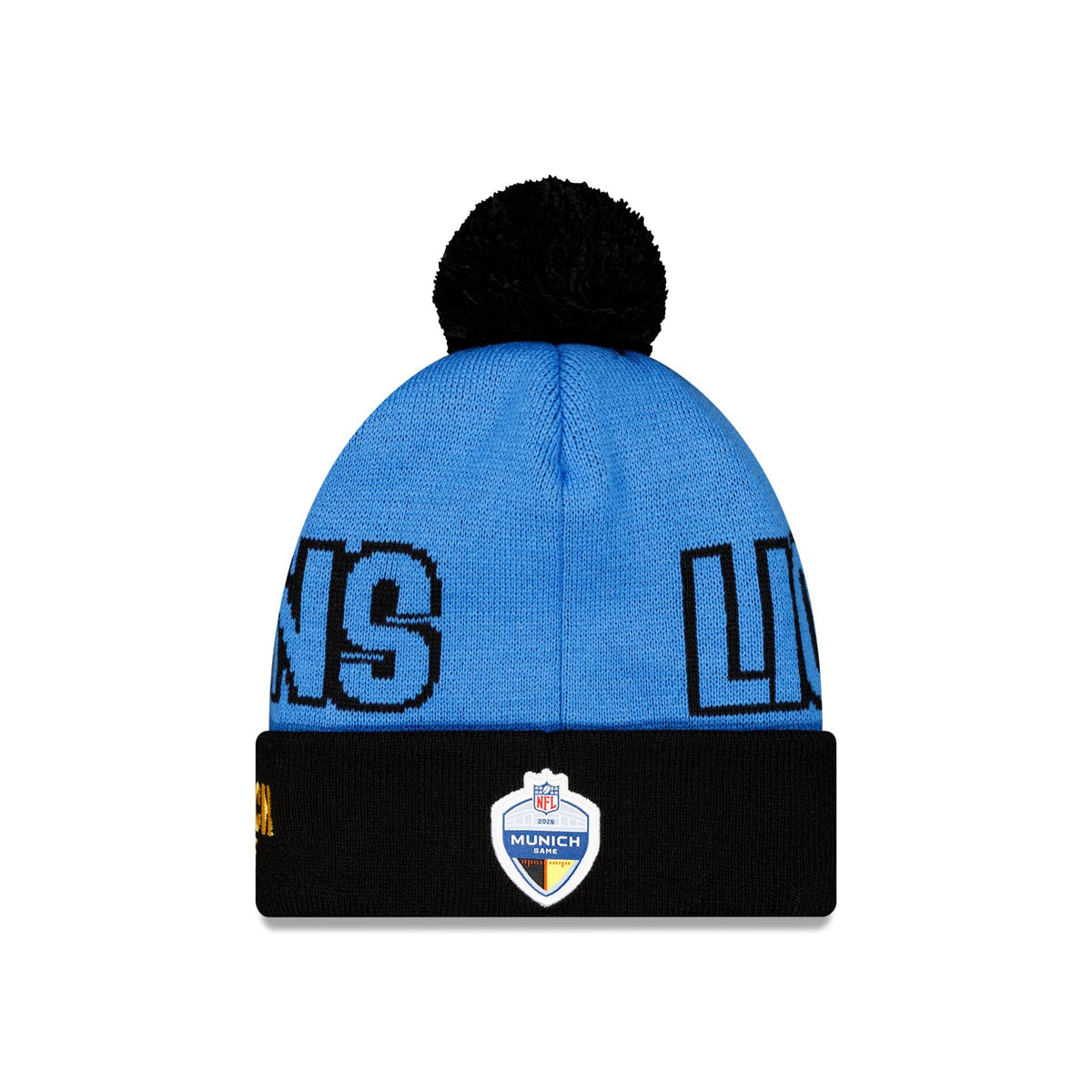 Detroit Lions 2026 International Games Pom Knit Hat