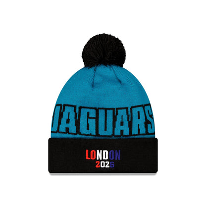 Jacksonville Jaguars 2026 International Games Pom Knit Hat
