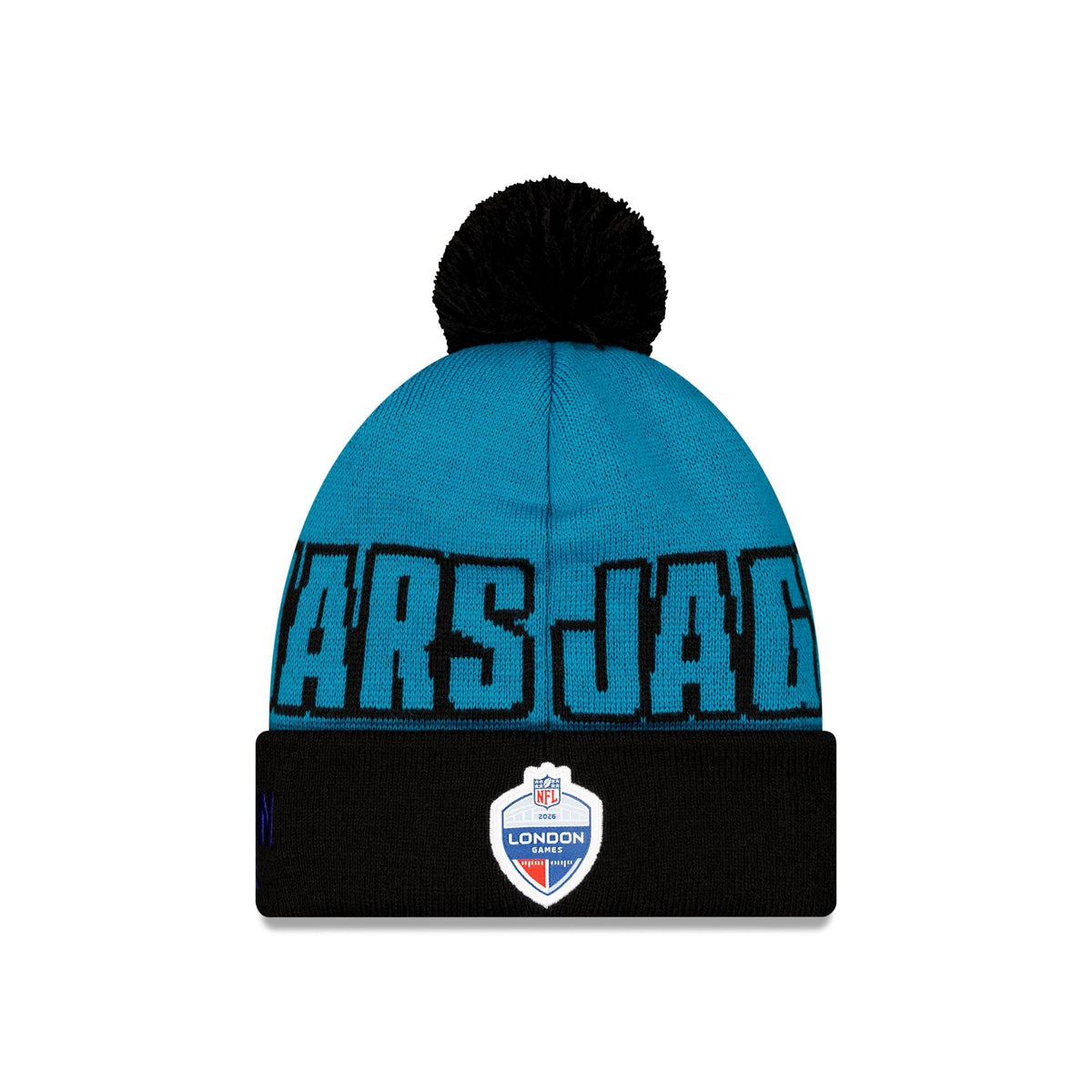 Jacksonville Jaguars 2026 International Games Pom Knit Hat