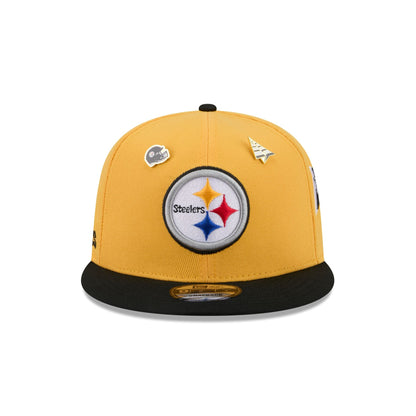 Paper Planes x Pittsburgh Steelers Yellow 9FIFTY Snapback Hat
