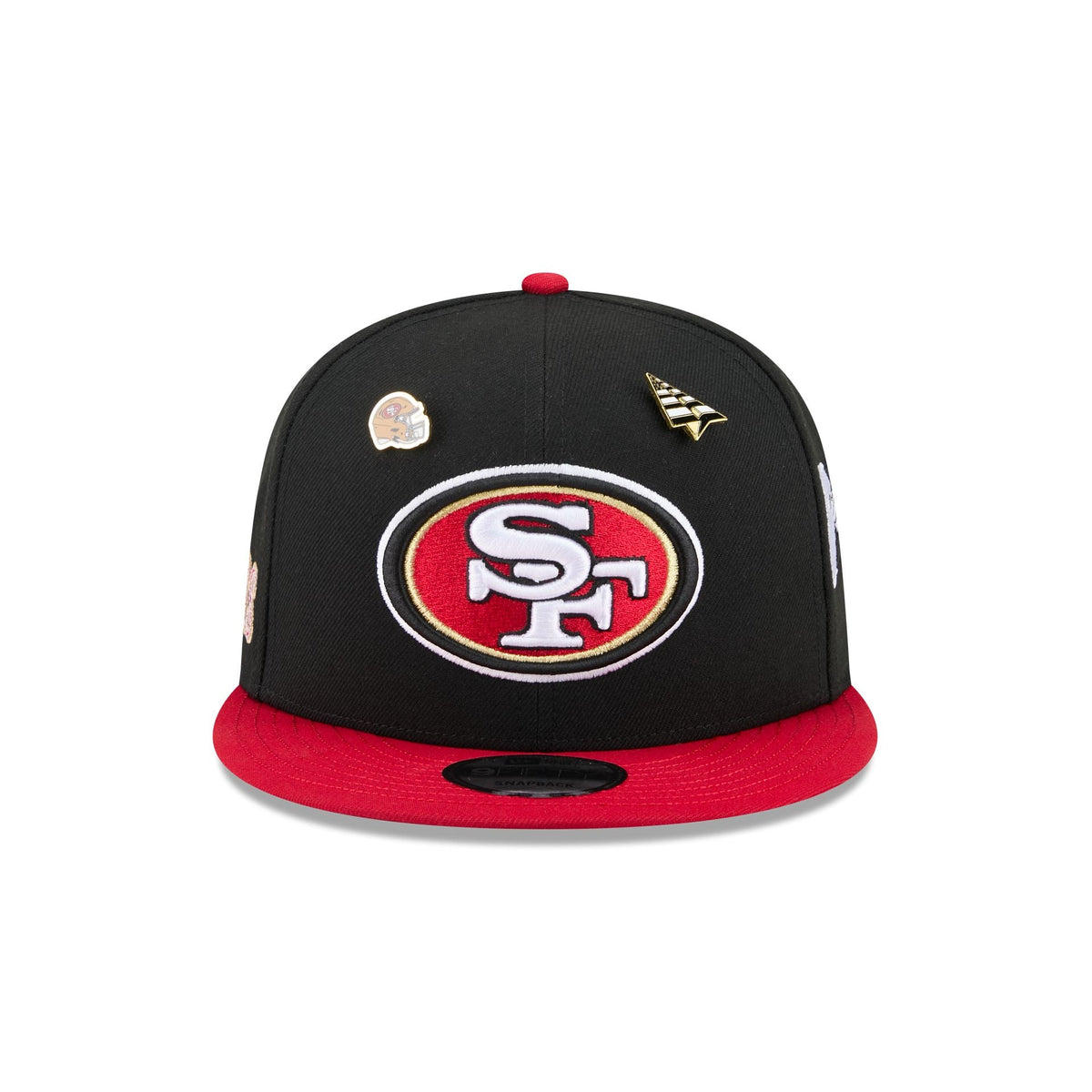 Paper Planes x San Francisco 49ers Black 9FIFTY Snapback Hat