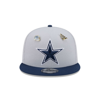 Paper Planes x Dallas Cowboys Gray 9FIFTY Snapback Hat