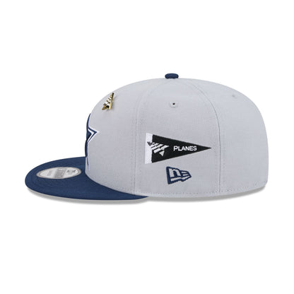 Paper Planes x Dallas Cowboys Gray 9FIFTY Snapback Hat