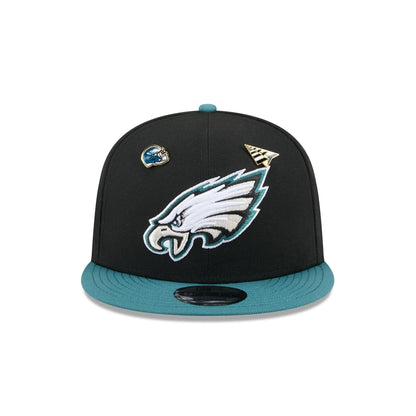 Paper Planes x Philadelphia Eagles Black 9FIFTY Snapback Hat