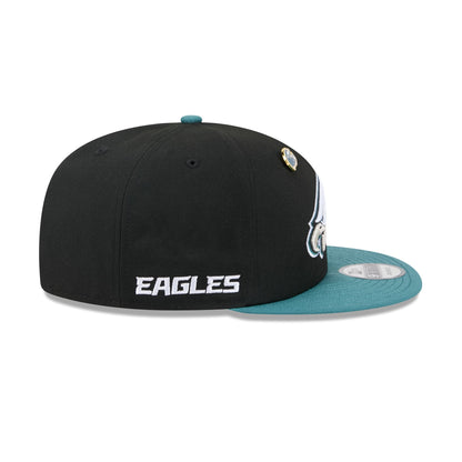 Paper Planes x Philadelphia Eagles Black 9FIFTY Snapback Hat