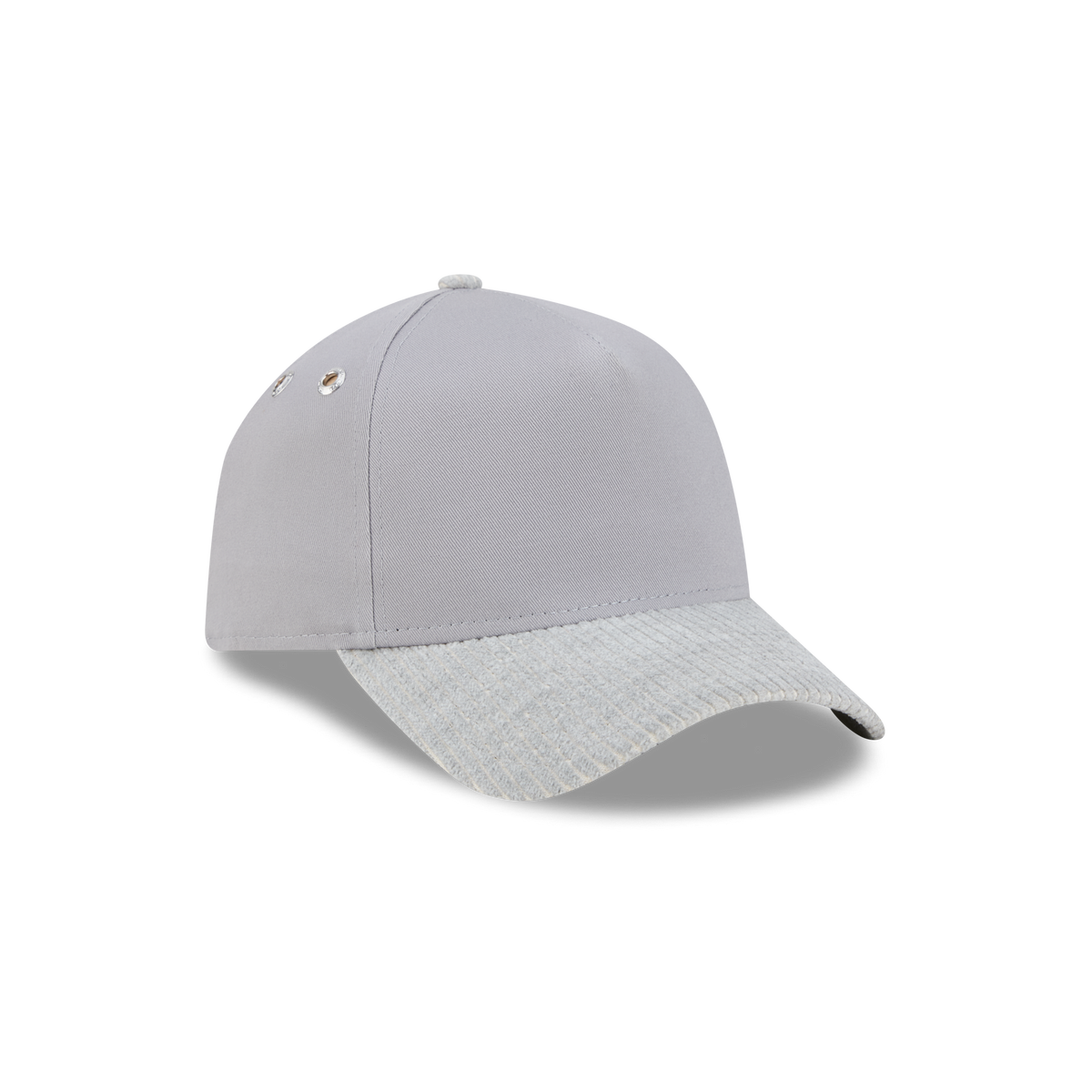 New Era Branded Cord Heather Gray 59FORTY A-Frame Fitted Hat