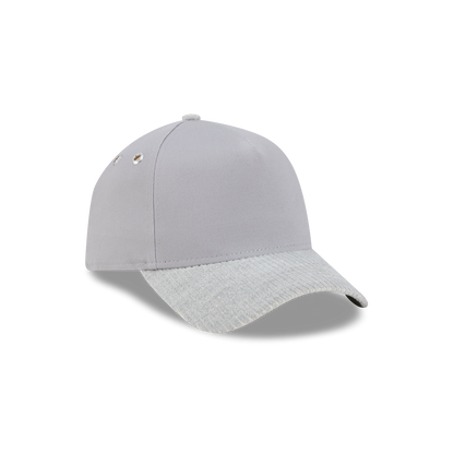 New Era Branded Cord Heather Gray 59FORTY A-Frame Fitted Hat
