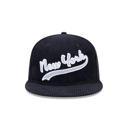 New Era Branded Cord Black 59FIFTY Fitted Hat