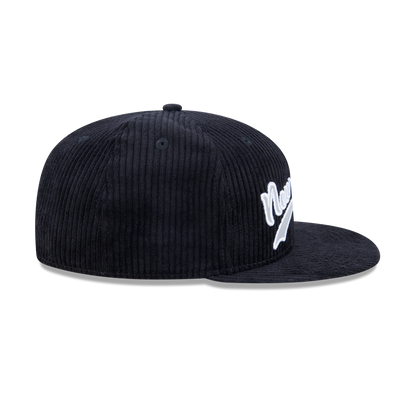 New Era Branded Cord Black 59FIFTY Fitted Hat