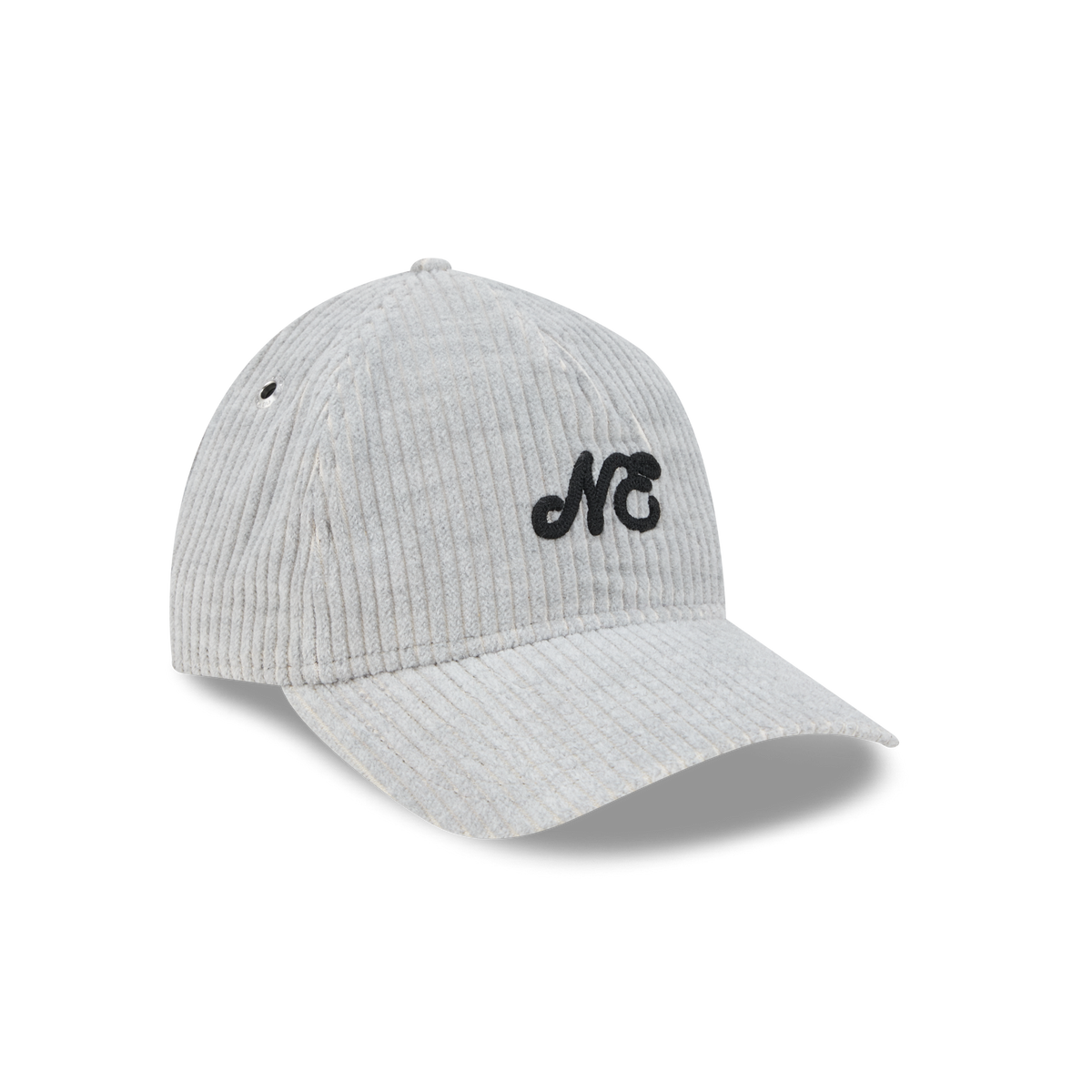 New Era Branded Cord Heather Gray 9TWENTY A-Frame Adjustable Hat